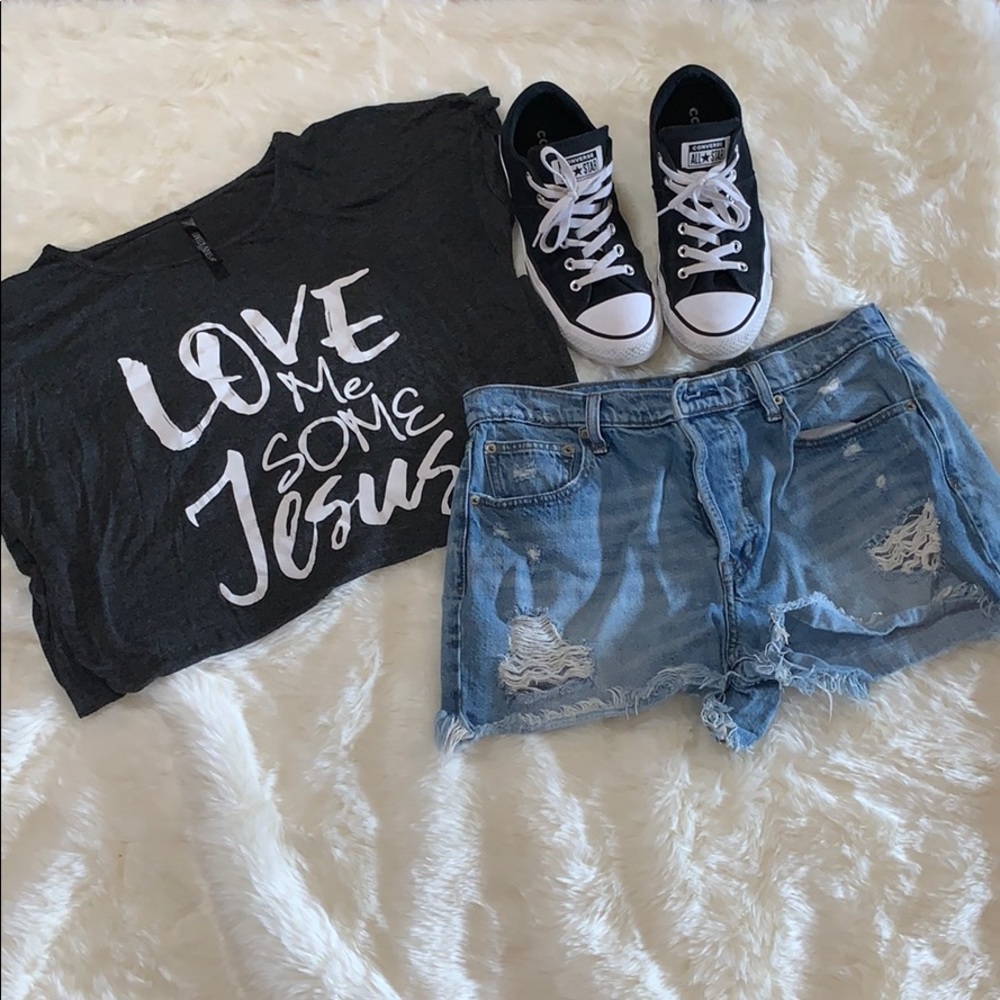 BLACK CONVERSE🖤